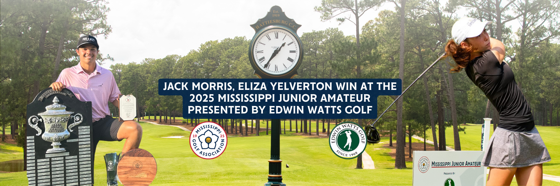 Jack Morris, Eliza Yelverton win at the 2025 Mississippi Junior Amateur presented by Edwin Watts Golf